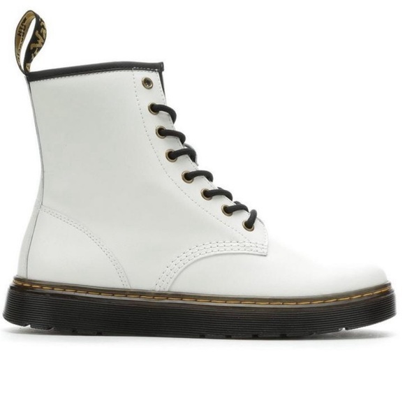 Dr. Martens Shoes - Dr. Martens Zavala Combat Boot in White Women’s Size 7